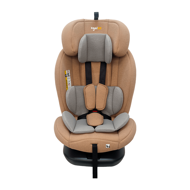 OG801A ECE R129 ISIZE Kursi Mobil Bayi 40-150cm ISOFIX Kursi Keselamatan Anak 360 Degil Rotate Big Recline Untuk Anak-anak