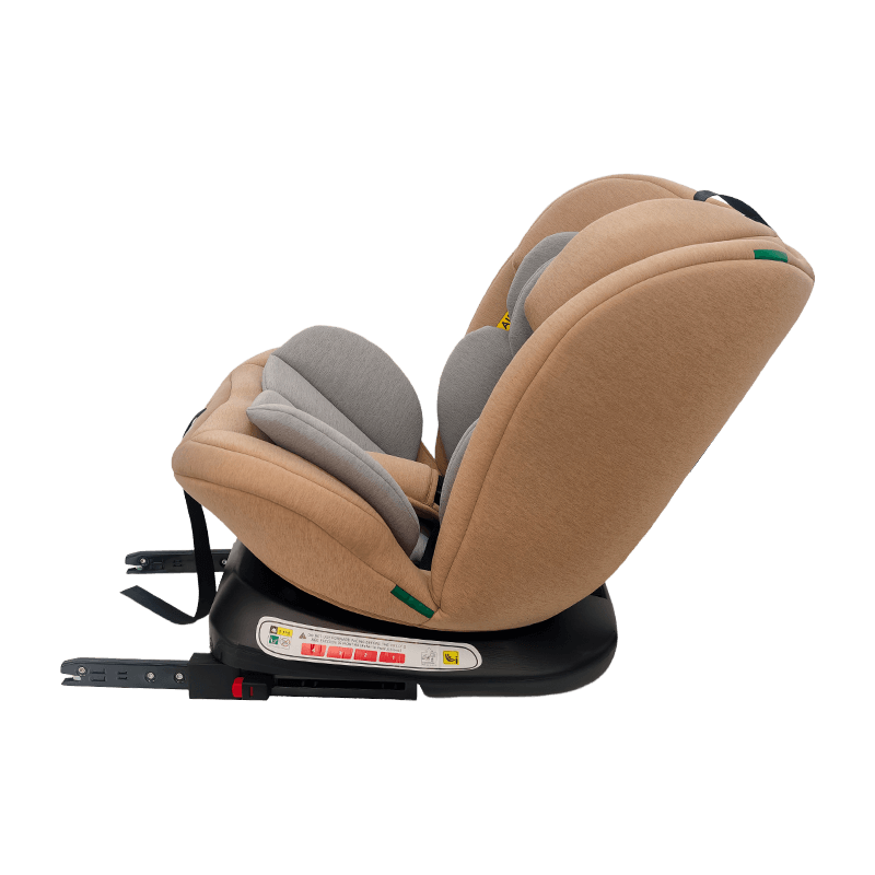 OG801A ECE R129 ISIZE Kursi Mobil Bayi 40-150cm ISOFIX Kursi Keselamatan Anak 360 Degil Rotate Big Recline Untuk Anak-anak