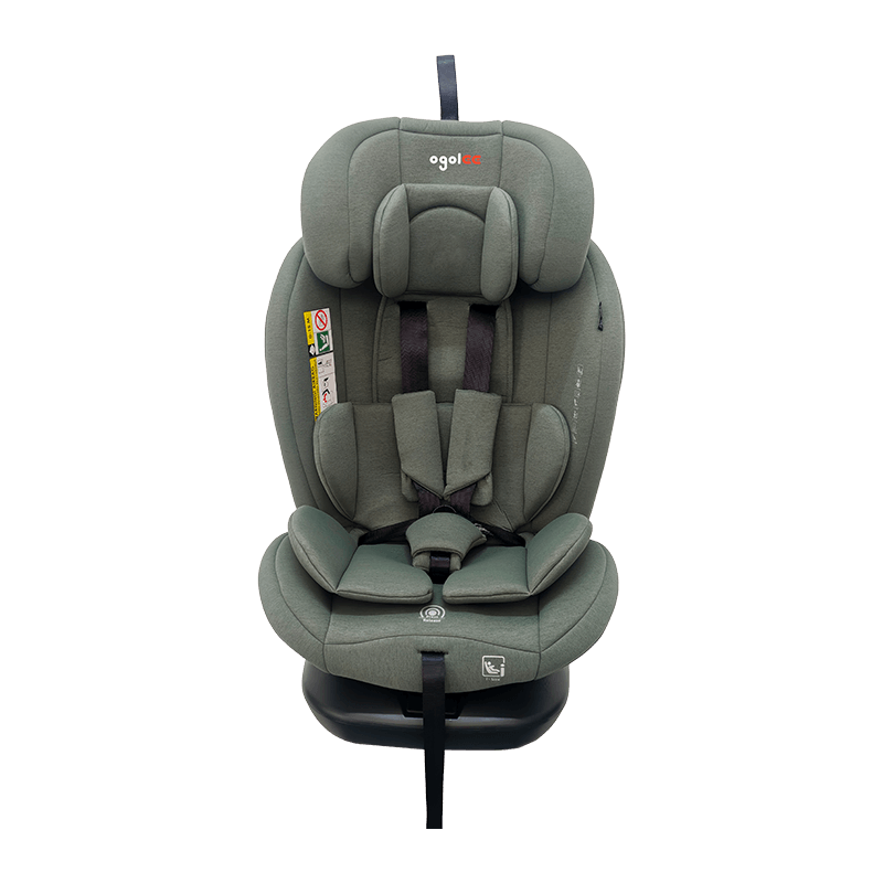 OG801A ECE R129 ISIZE Kursi Mobil Bayi 40-150cm ISOFIX Kursi Keselamatan Anak 360 Degil Rotate Big Recline Untuk Anak-anak
