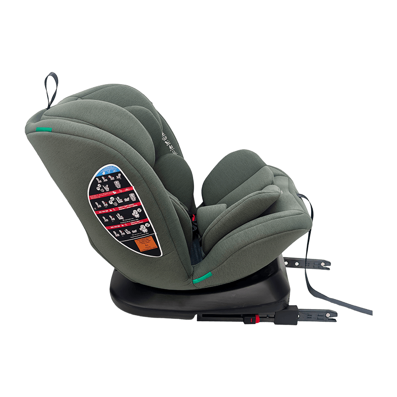 OG801A ECE R129 ISIZE Kursi Mobil Bayi 40-150cm ISOFIX Kursi Keselamatan Anak 360 Degil Rotate Big Recline Untuk Anak-anak