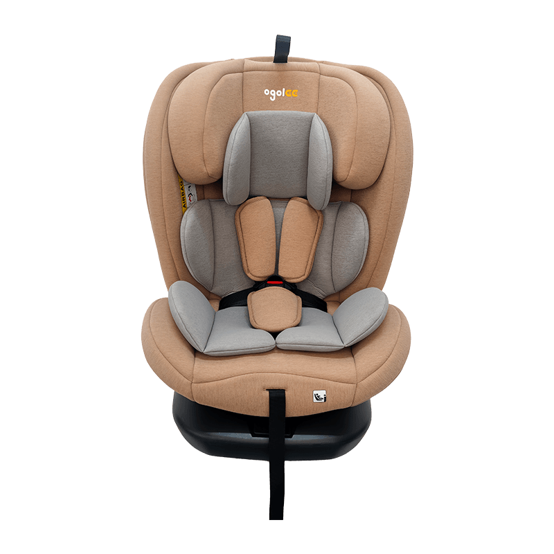 OG801A ECE R129 ISIZE Kursi Mobil Bayi 40-150cm ISOFIX Kursi Keselamatan Anak 360 Degil Rotate Big Recline Untuk Anak-anak