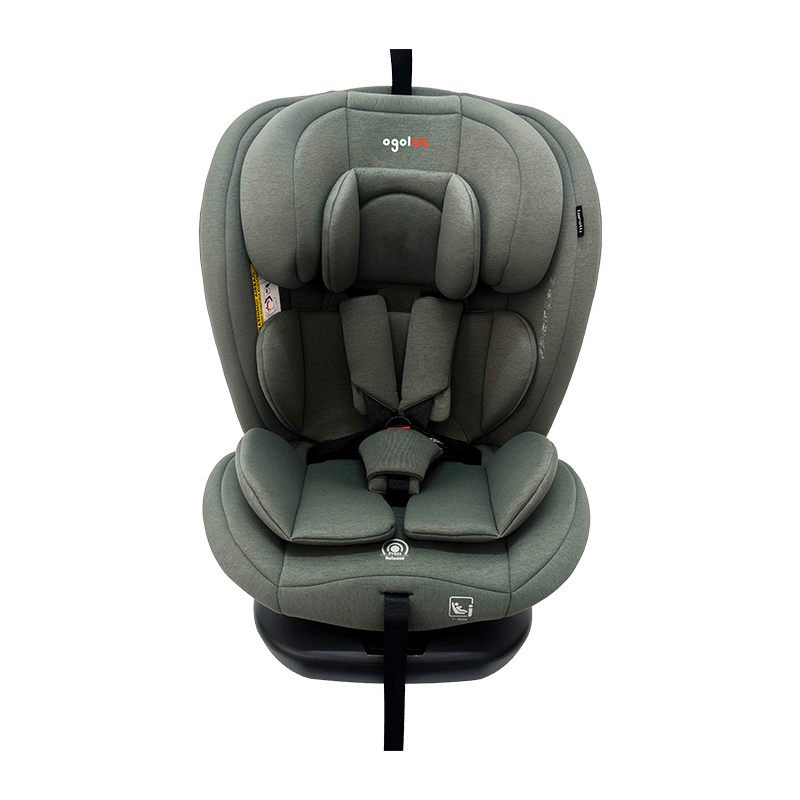 OG801A ECE R129 ISIZE Kursi Mobil Bayi 40-150cm ISOFIX Kursi Keselamatan Anak 360 Degil Rotate Big Recline Untuk Anak-anak