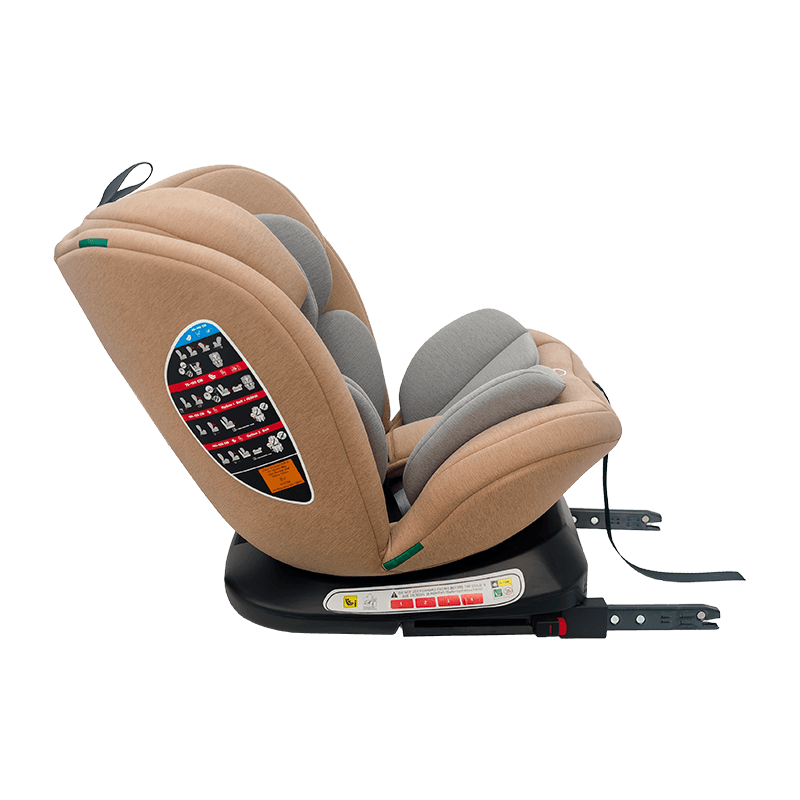 OG801A ECE R129 ISIZE Kursi Mobil Bayi 40-150cm ISOFIX Kursi Keselamatan Anak 360 Degil Rotate Big Recline Untuk Anak-anak